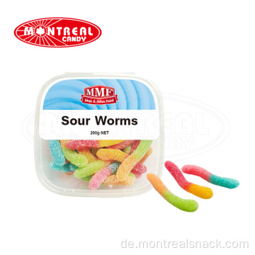 Süße saure Würmer Jelly Candy Gummi -Süßigkeiten Großhandel